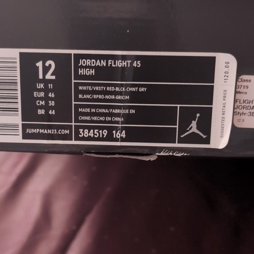 Jordan flight high - 45,